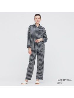 WOMEN SOFT STRETCH LONG-SLEEVE PAJAMAS