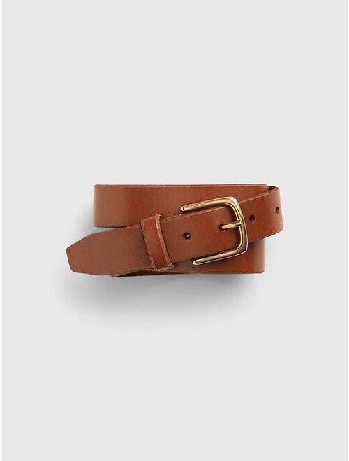 GAP Metal Buckle Leather Belt