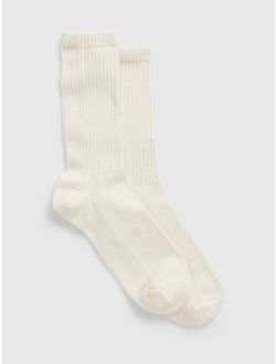 100% Organic Cotton Crew Socks