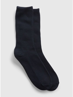 100% Organic Cotton Crew Socks