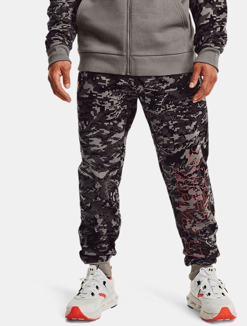 Under Armour Men's UA Rival Fleece Camo Script Joggers