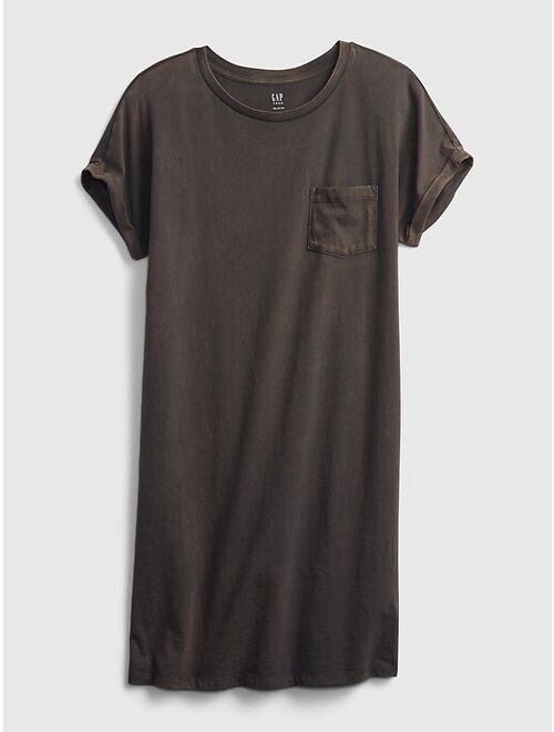 GAP Teen 100% Organic Cotton Oversized T-Shirt Dress