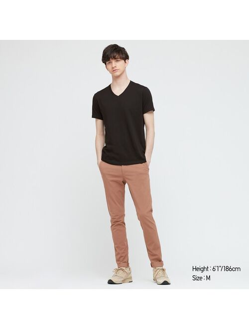 Uniqlo MEN DRY V-NECK SHORT-SLEEVE COLOR T-SHIRT