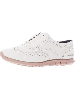 Women's Zerogrand Wing Ox Closed Hole Oxford Flat