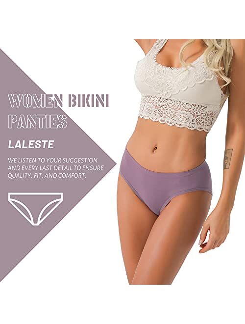 Women's Seamless Hipsters Underwear No show Full Coverage Bikini Panties Breathable Stretch Briefs 5 Pack