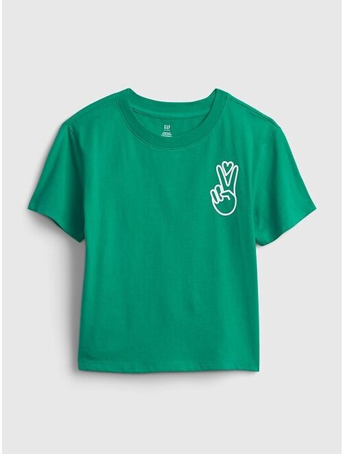 GAP Kids 100% Organic Cotton Boxy Graphic T-Shirt