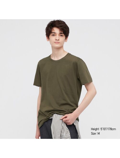 Uniqlo MEN SUPIMA COTTON CREW NECK SHORT-SLEEVE T-SHIRT