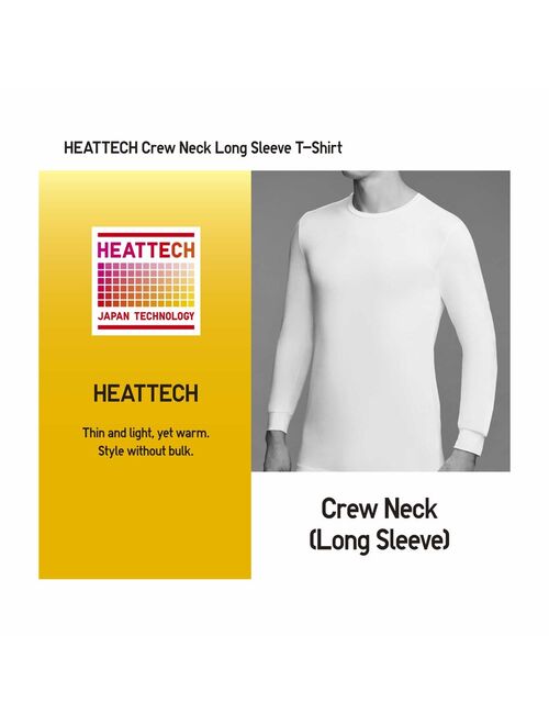 Uniqlo MEN HEATTECH CREW NECK LONG-SLEEVE T-SHIRT