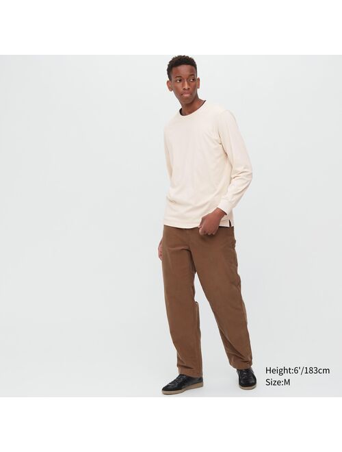 Buy Uniqlo AIRism COTTON UV PROTECTION CREW NECK LONG-SLEEVE T