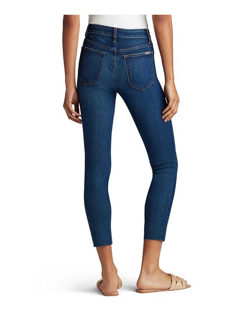 Joe's Jeans Bakerville Blue Mid-Rise Crop Straight-Leg Jeans - Women