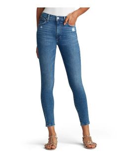 Chilliwack Blue High-Rise Straight-Leg Jeans - Women