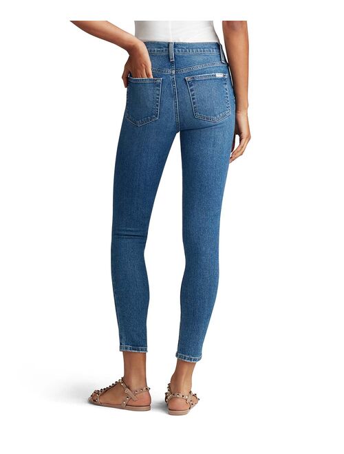 Joe's Jeans Chilliwack Blue High-Rise Straight-Leg Jeans - Women