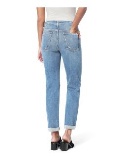 Manila Slim Distressed Ankle Jeans - Women