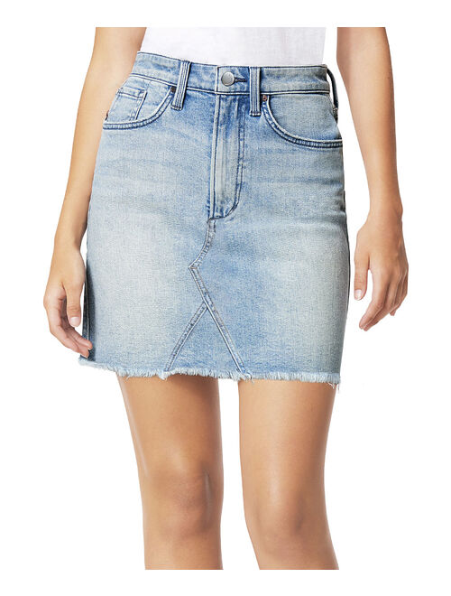 Joe's Jeans Pacific High-Waist Frayed-Hem Skirt - Women