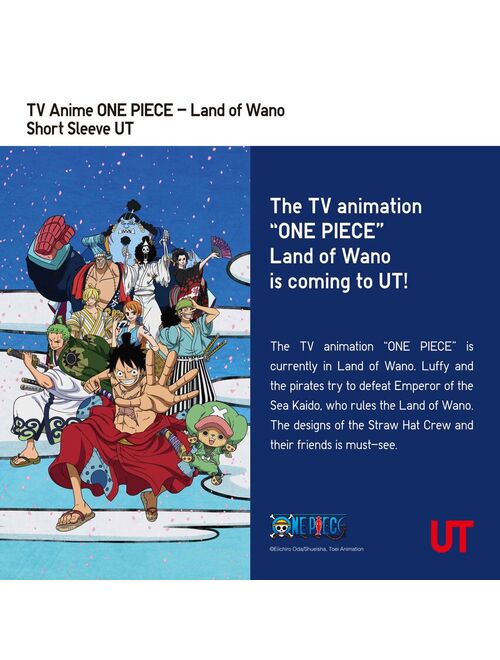 Uniqlo TV ANIME ONE PIECE UT (SHORT-SLEEVE GRAPHIC T-SHIRT)