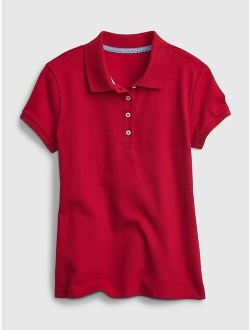 Kids Organic Cotton Uniform Polo T-Shirt