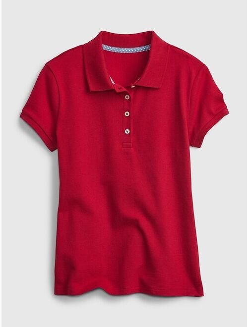 GAP Kids Organic Cotton Uniform Polo T-Shirt