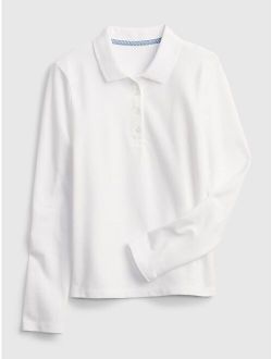 Kids Organic Cotton Uniform Polo T-Shirt