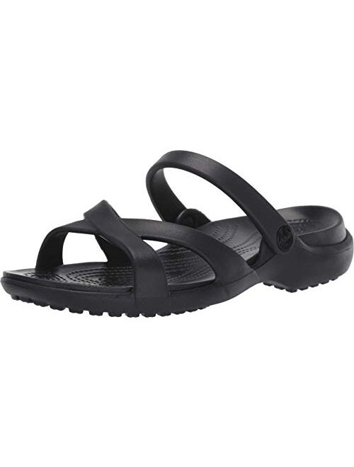 Crocs Women's Meleen Cross Band Sandal | Sandals for Women | Water Shoes