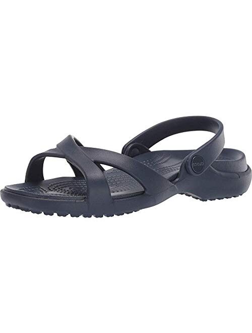 Crocs Women's Meleen Cross Band Sandal | Sandals for Women | Water Shoes