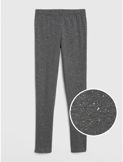 Kids Printed Sparkle Leggings