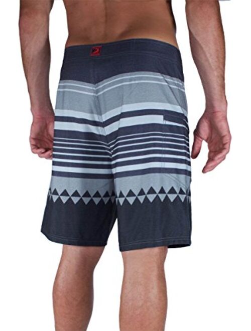 Maui Rippers Men's Honolua Boardshort 4-Way Dobby Stretch