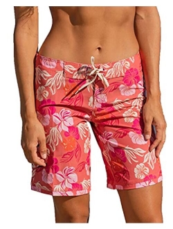 Maui Rippers Women’s 4-Way Stretch 9” Swim Shorts Boardshorts