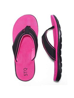 Womens Flip-flop Non Slip Comfortable Memory Foam Thong Sandals for Outdoor