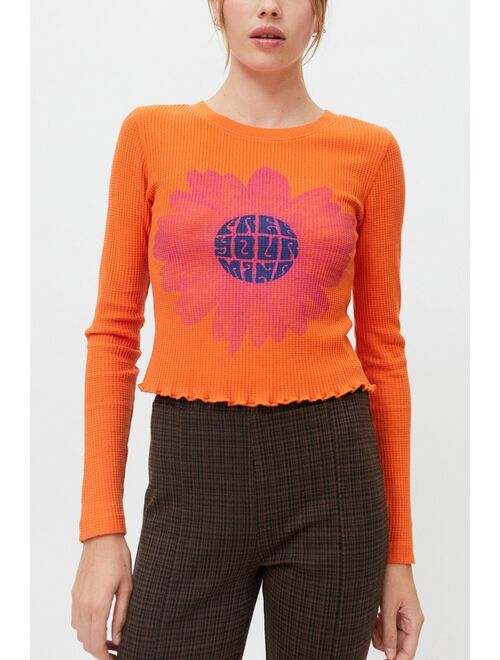 Urban outfitters UO Free Your Mind Thermal Tee