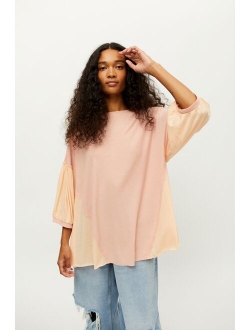 UO Krissy Oversized Spliced Dolman Tee