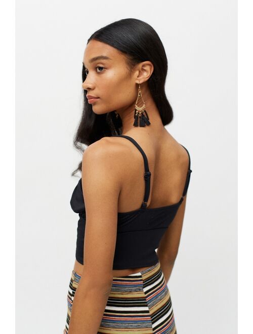 Urban outfitters UO Serenity Cami Black Top