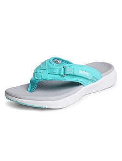 Women's Arch Support Flip Flops Comfortable Thong Sandals