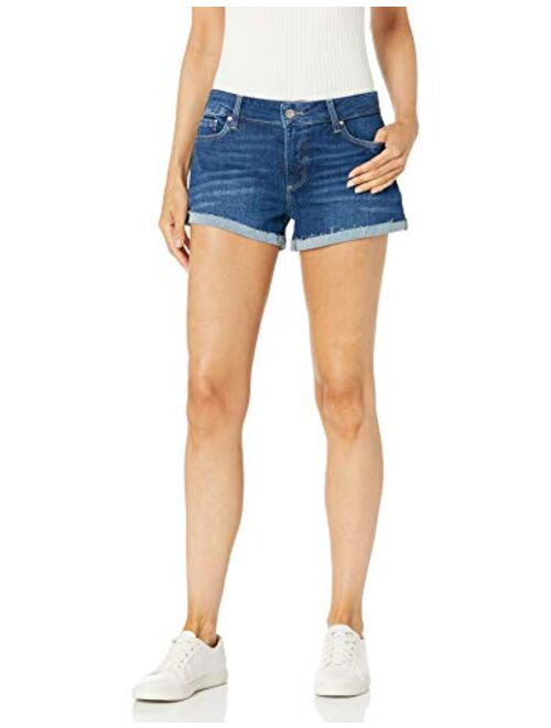 PAIGE Jimmy Jimmy Shorts w/ Raw Cuff in Belle