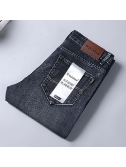 2021 Spring and Autumn Men's A variety of styles Classic Jeans Elastic Men's Stretch-fit  Jeans Business Casual Classic Style