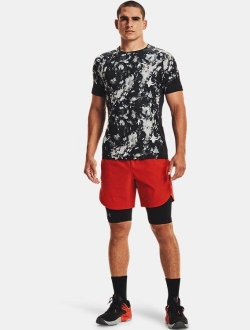 Men's UA RUSH HeatGear 2.0 Print Short Sleeve