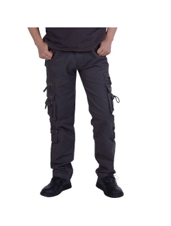 New Mens Tactical Pants Multiple Pocket Elasticity Military Urban Commuter Tacitcal Trousers Men Slim Fat Cargo Pant 5XL