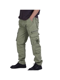 New Mens Tactical Pants Multiple Pocket Elasticity Military Urban Commuter Tacitcal Trousers Men Slim Fat Cargo Pant 5XL