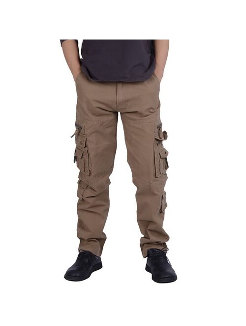 New Mens Tactical Pants Multiple Pocket Elasticity Military Urban Commuter Tacitcal Trousers Men Slim Fat Cargo Pant 5XL