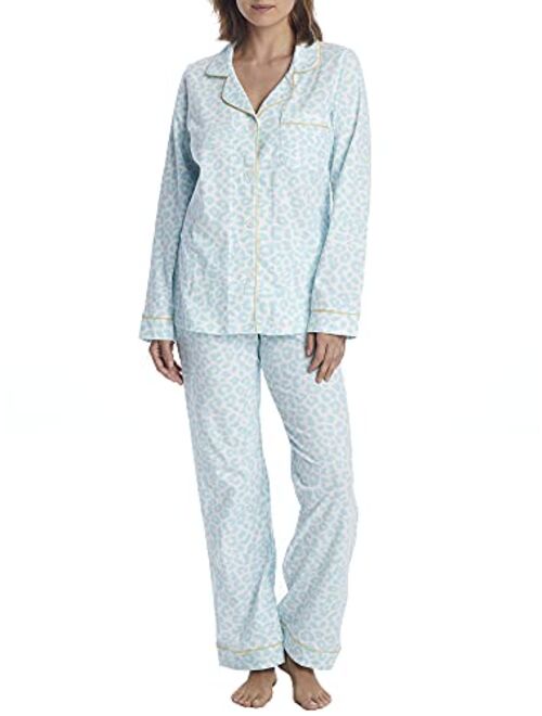 Buy BedHead Pajamas Long Sleeve Classic Notch Collar Pajama Set (Cotton ...