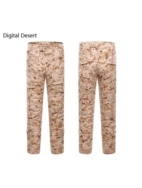 Pro Tactical Military Camouflage Cargo Pants Men Rip-Stop Anti-pilling Army SWAT Combat Trousers Breathable Casual Pants