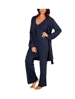 Bella Curvy Cami Pants and Robe Set