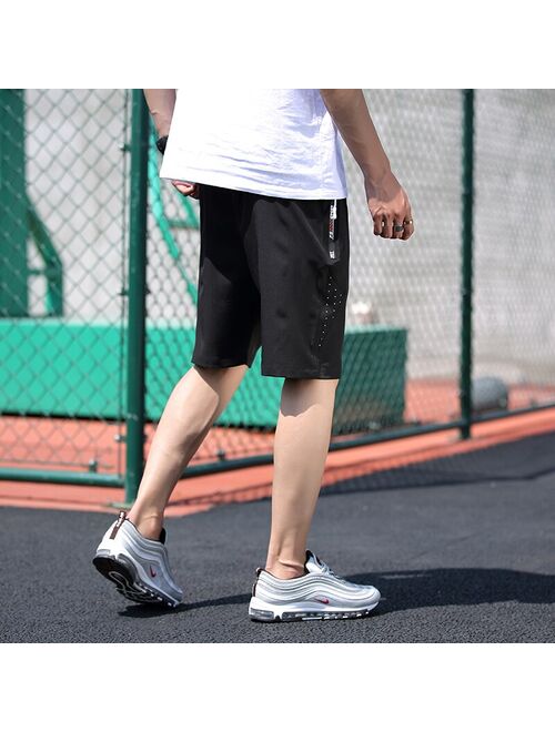 2020 New Fashion Mens Cropped Sweatpants polyester Sports quick-drying Jogger Men Korea Hip Hop Harem Outdoors Summer Shorts