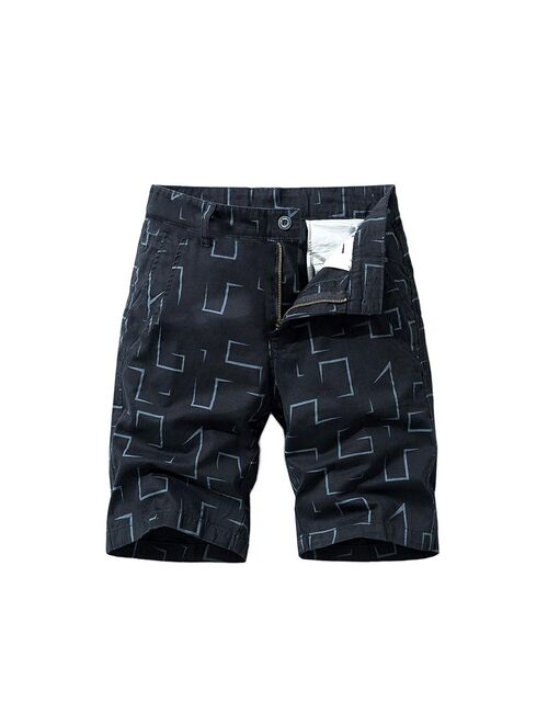 JAYCOSIN Summer Men's Causal pockets Trousers Shorts Printed  drawstring short men Loose Men shorts Sport Button shorts mujer