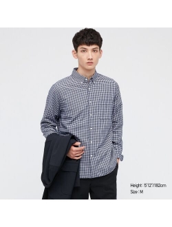 MEN FLANNEL CHECKED LONG-SLEEVE SHIRT