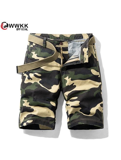 Camouflage Camo Cargo Shorts Men 2020 New Mens Casual Shorts Male Loose Work Shorts Man Military Short Pants Plus Size 28-38