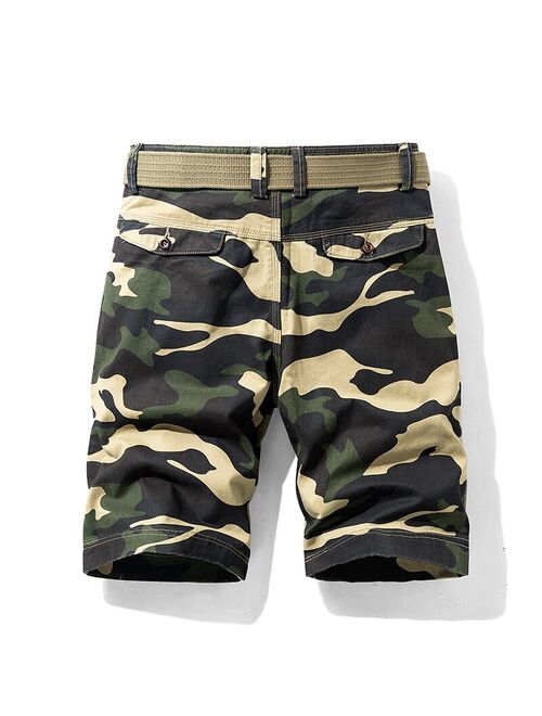 Camouflage Camo Cargo Shorts Men 2020 New Mens Casual Shorts Male Loose Work Shorts Man Military Short Pants Plus Size 28-38