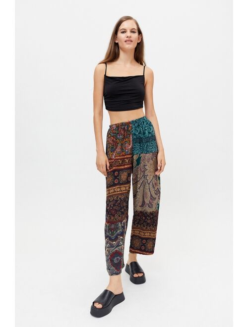 Urban Renewal Recycled Floral Paisley Patchwork Pant