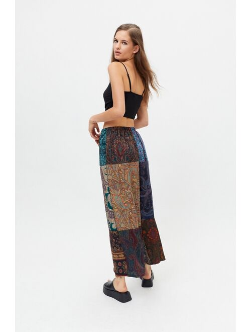 Urban Renewal Recycled Floral Paisley Patchwork Pant