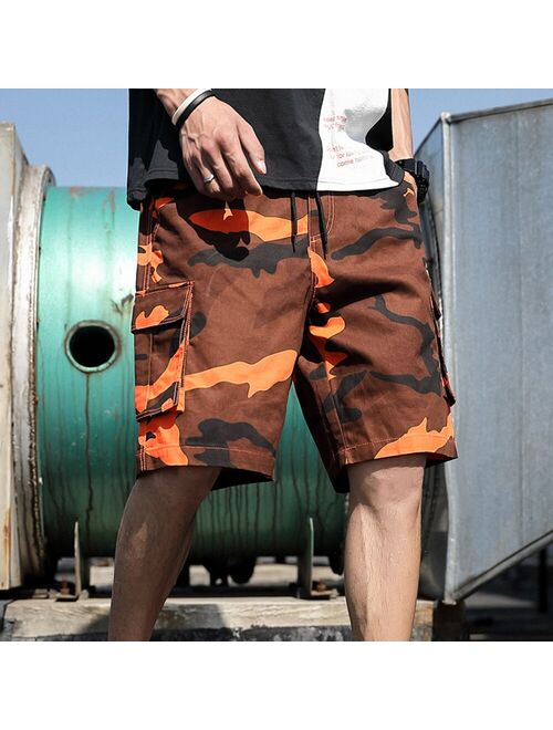 Cotton Shorts Men Summer Fashion Shorts Multi-Pockets Bermudas Male Summer Clothing Streetwear Plus Size Shorts Thin 6XL 7XL