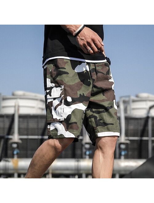 Cotton Shorts Men Summer Fashion Shorts Multi-Pockets Bermudas Male Summer Clothing Streetwear Plus Size Shorts Thin 6XL 7XL